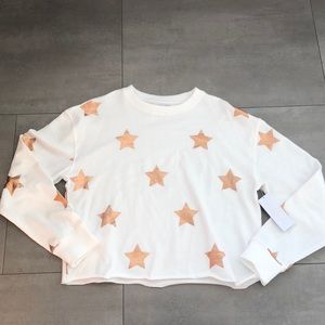 Spiritual gangster star crop pullover